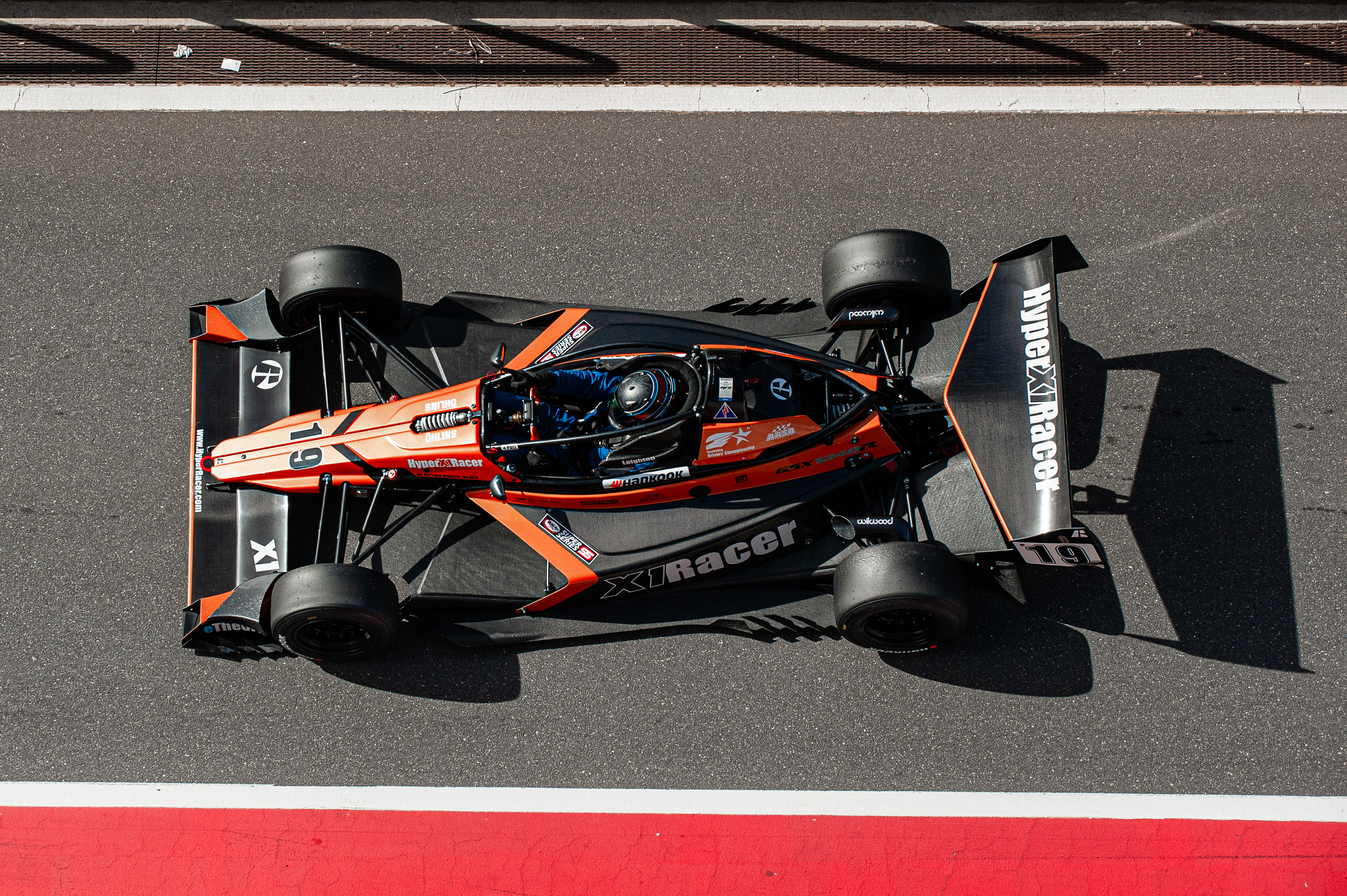 Hyper Racer X1 overhead shot